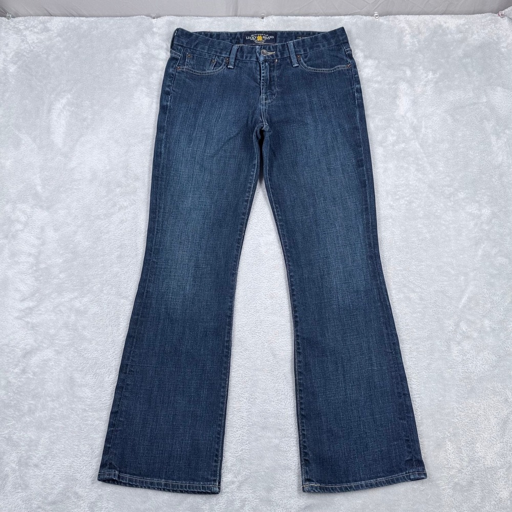 Lucky Brand The Sweet Jean Boot Ankle 6/28 Womens 30x29 Low Rise Bootcut Denim